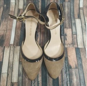 Tan Suede Franco Sarto Pumps Sz 7.5